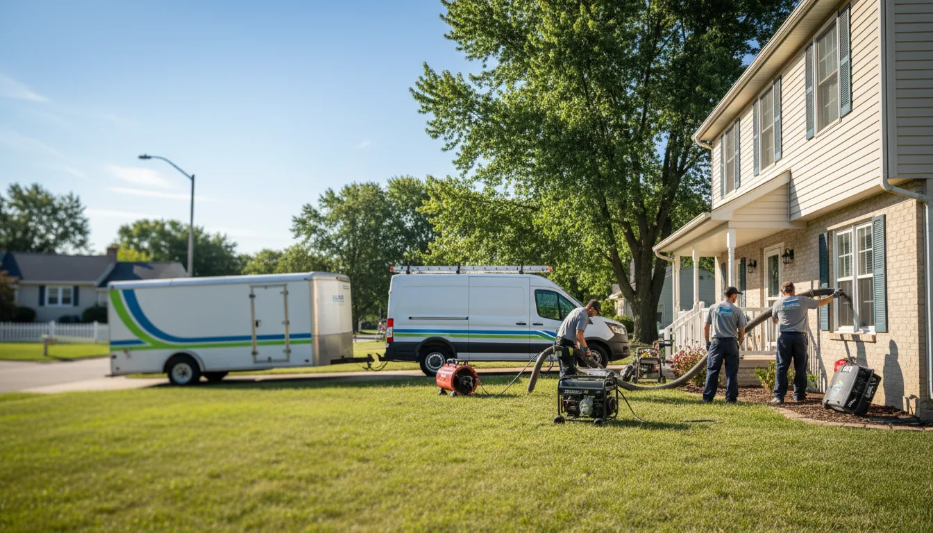 Flooded Basement Restoration And Cleanup With Repair in Olsburg, KS near me